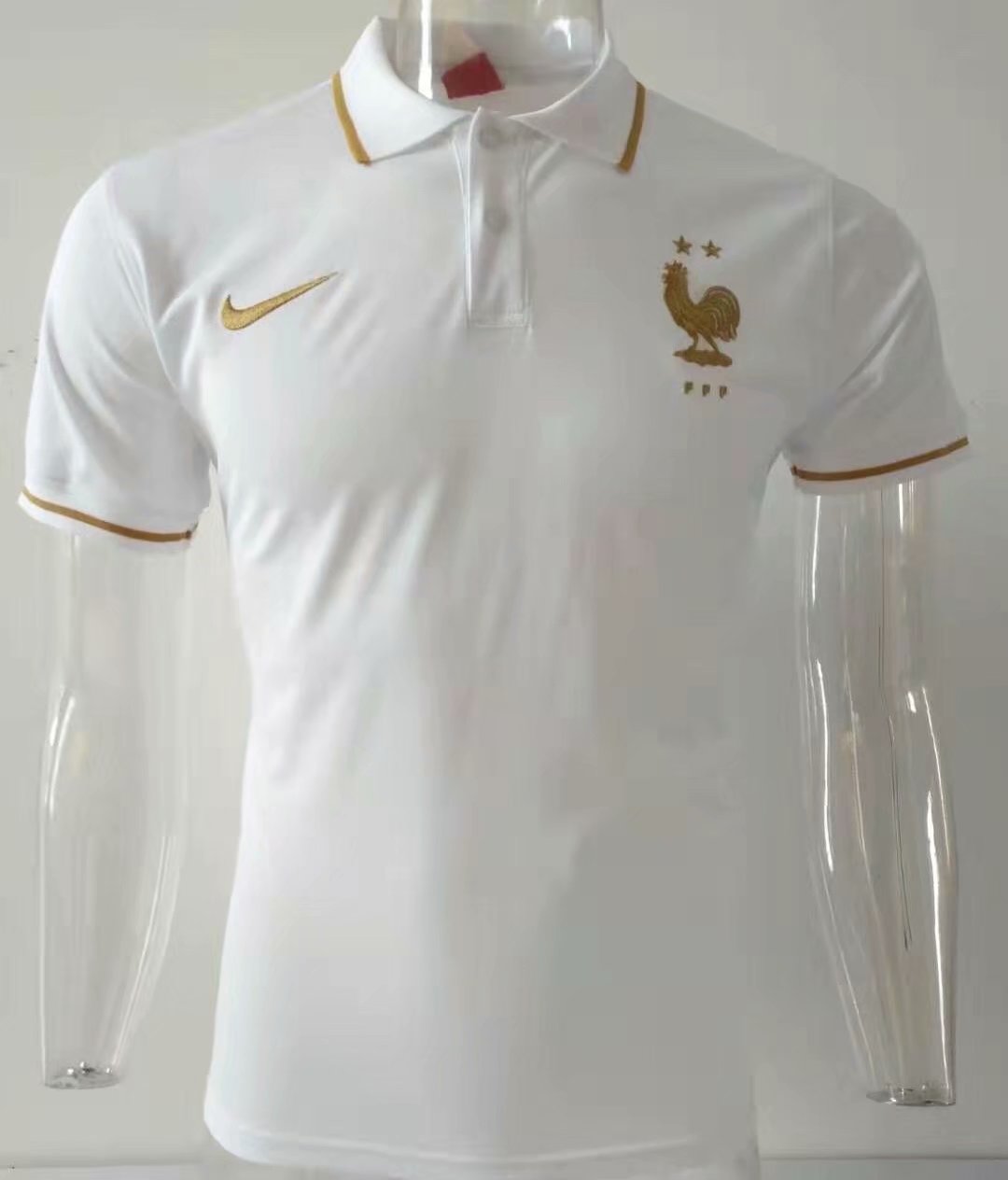 camiseta futbol polo del Francia 2020 blanco